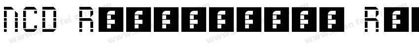 NCD Reinforcia Regular字体转换